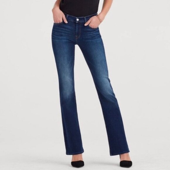 7 For All Mankind Denim - 7 FAM High Waist Bootcut Dark Jean